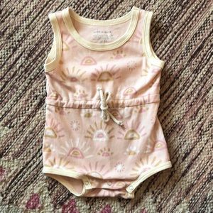 Wild Wawa Rainbow Drawstring Romper